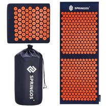 Akupresūrinis kilimėlis Springos FA0152, oranžinė sp., 105 cm x 40 cm x 2 cm