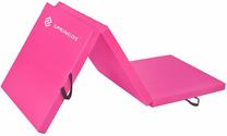 Kilimėlis fitnesui ir jogai Springos FA0061, rožinė sp., 180 cm x 60 cm x 5.5 cm