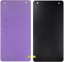 Kilimėlis fitnesui ir jogai HMS MFK01, juoda sp./violetinė sp., 110 cm x 55 cm x 1.5 cm
