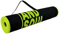 Kilimėlis fitnesui ir jogai PROfit DK 705-N, juoda sp./žalia sp., 180 cm x 60 cm