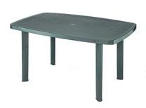 Lauko stalas Progarden Faro Oval, žalia sp., 126 cm x 85 cm x 72 cm