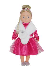 Lėlė Bambolina Paula BD1679CLT, 35 cm, balta sp.