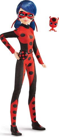 Lėlė Bandai Miraculous Ladybug Time to De-evelize 50006, 28 cm, juoda sp.