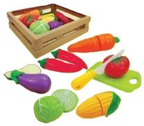 Žaisliniai virtuvės reikmenys, daržovių pjaustymo rinkinys Gerardos Toys Vegetable Set