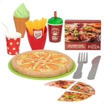 Žaislinių maisto produktų rinkinys, picos rinkinys CB Toys My Home, įvairių spalvų