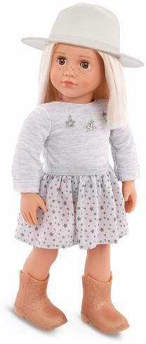 Lėlė Our Generation Abigale BD31533Z, 45 cm, pilka sp.
