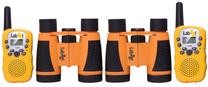 Policininko žaislas, radijo stotelės Levenhuk Walkie Talkie & Binoculars Set 79671, geltona sp./oranžinė sp.