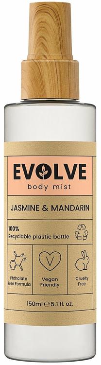 Kūno dulksna Evolve Jasmine & Mandarin, 150 ml