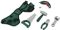 Žaislinis meistro įrankių rinkinys Klein Bosch Tool Belt, pilka sp./bronzos sp.