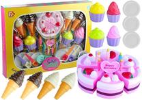 Žaislinių maisto produktų rinkinys, torto rinkinys Sweet Treats