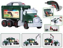 Žaislinis meistro įrankių rinkinys Klein Bosch Tool Truck Ixolino II, žalia sp./pilka sp.