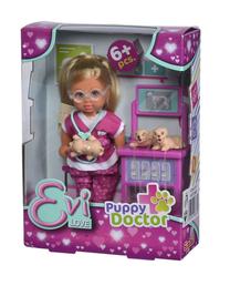 Lėlė Simba Evi Love Puppy Doctor 105733647, 12 cm, įvairių spalvų