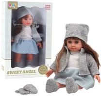 Lėlė Lean Toys Sweet Angel, 36.5 cm, pilka sp.