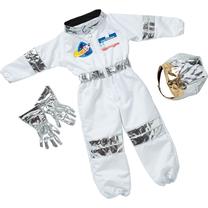 Rinkinys vaidmenų žaidimui, kostiumas Melissa & Doug Astronaut, balta sp./sidabro sp.