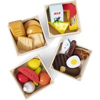 Žaisliniai virtuvės reikmenys, maisto prekių rinkinys Melissa & Doug Food Groups, įvairių spalvų