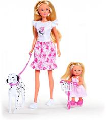 Lėlė Simba Steffi Love Cute Walk 105733605, 29 cm, įvairių spalvų