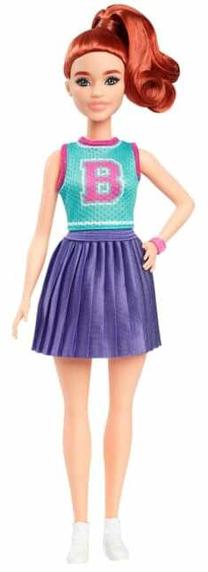 Lėlė Mattel Barbie Fashionistas HYT90, 29 cm, žalia sp.