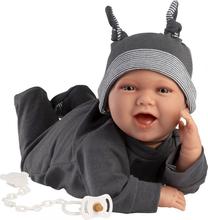 Lėlė - kūdikis Llorens Mimo 17407, 42 cm, pilka sp.