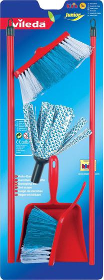 Namų ruošos žaislas Klein Vileda Sweeping Set, raudona sp.