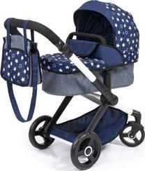 Lėlių vežimėlis Bayer Xeo 17015AA, mėlyna sp.