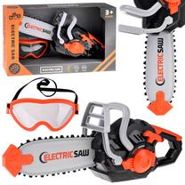 Žaislinis meistro įrankis, grandininis pjūklas, juoda sp./oranžinė sp./pilka sp.