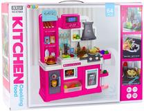 Vaikiška virtuvėlė, virtuvės prietaisų rinkinys Lean Toys Cooking Food, rožinė sp.
