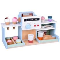 Žaislinė buitinė technika, kavos aparatas ZA5937, mėlyna sp./įvairių spalvų