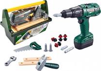 Žaislinis meistro įrankių rinkinys, įrankių dėžė su įrankiais Woopie Craftsman, įvairių spalvų