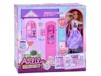 Lėlių namas, su priedais Anlily Dream House, įvairių spalvų