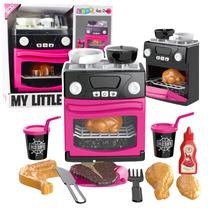 Žaislinė buitinė technika, orkaitė Lean Toys My Little Home, juoda sp./rožinė sp.