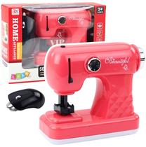 Namų ruošos žaislas, siuvimo mašina Lean Toys Home, rožinė sp.