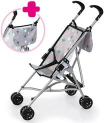 Lėlių vežimėlis Bayer 20159, pilka sp.