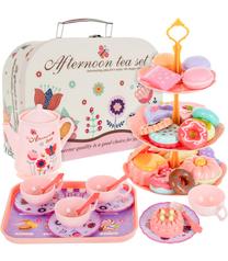 Žaislinis arbatos rinkinys, - Kruzzel Afternoon 26367, įvairių spalvų