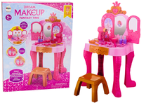 Vaikiškas kosmetinis staliukas Lean Toys Dream Makeup Fantasy Time