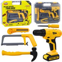 Žaislinis meistro įrankių rinkinys, - Lean Toys Deluxe Repair, geltona sp.