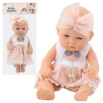 Lėlė - kūdikis Lean Toys Baby Babble, 30 cm, balta sp.