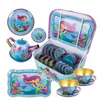 Žaislinis arbatos rinkinys, indų rinkinys Mermaid, įvairių spalvų