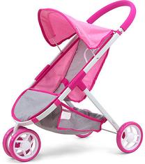 Lėlių vežimėlis Milly Mally Susie Prestige 25009, balta sp./rožinė sp./pilka sp.
