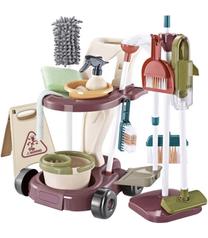 Žaislinis namų valymo rinkinys, valymo rinkinys Kruzzel 24747, įvairių spalvų