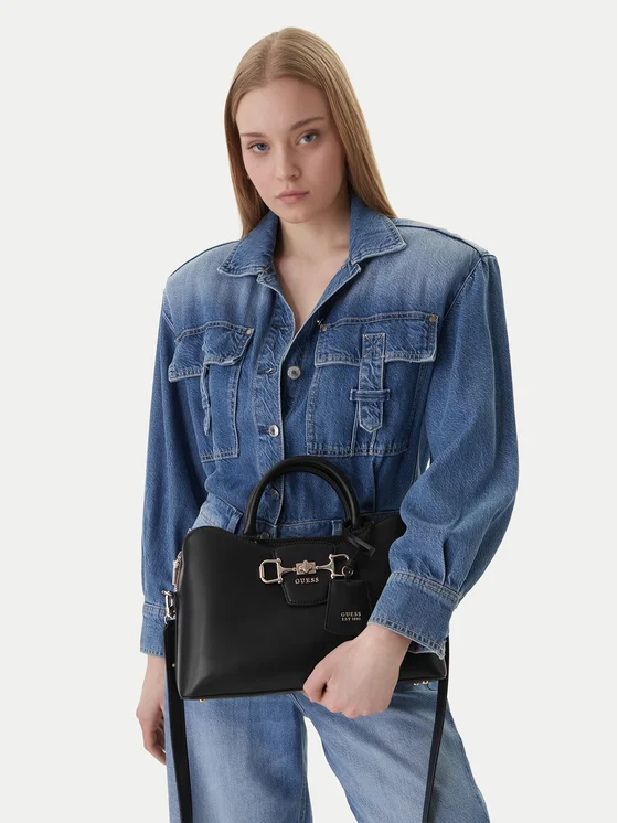 Guess Rankinė Guess Janie HWVG99 10060 Juoda