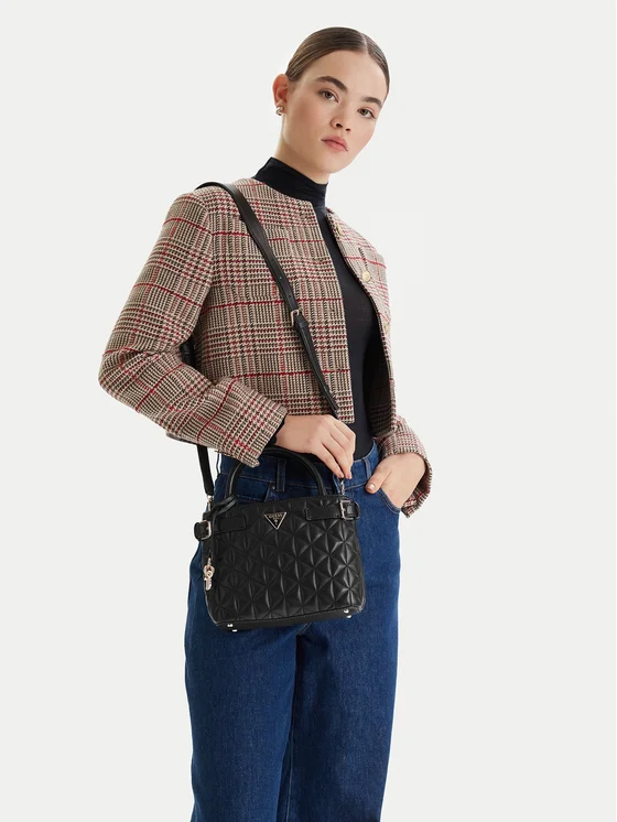 Guess Rankinė Guess Paisleigh HWQG98 83050 Juoda