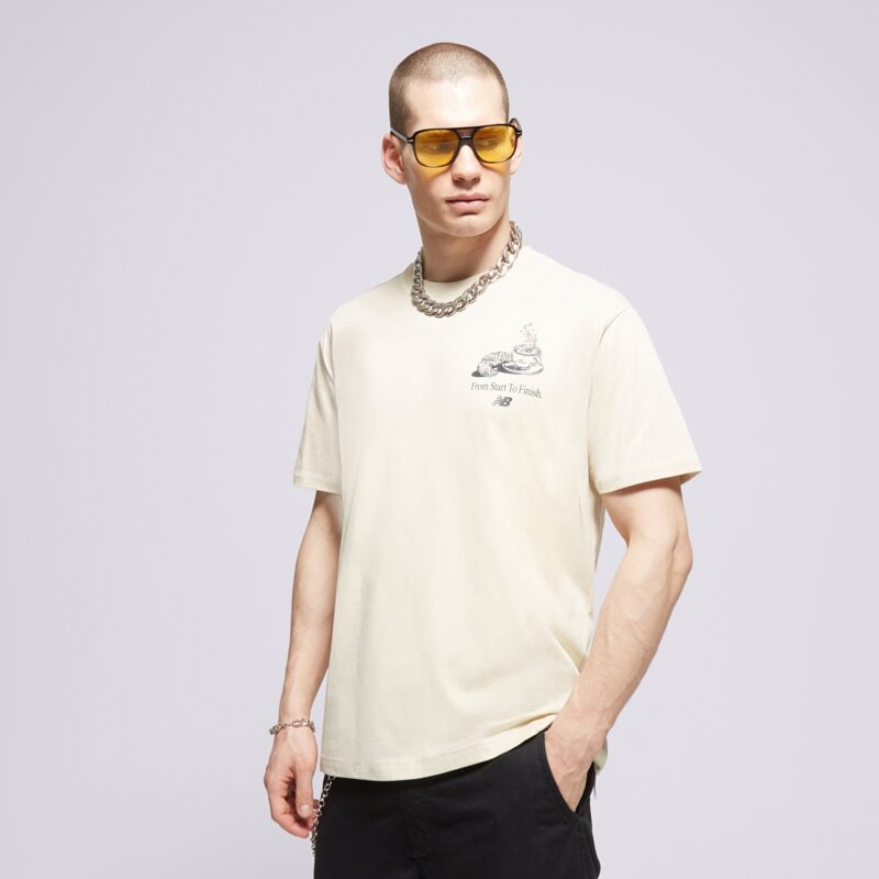 NEW BALANCE MARŠKINĖLIAI MARŠKINĖLIAI ESSENTIALS CAFE JAVA C