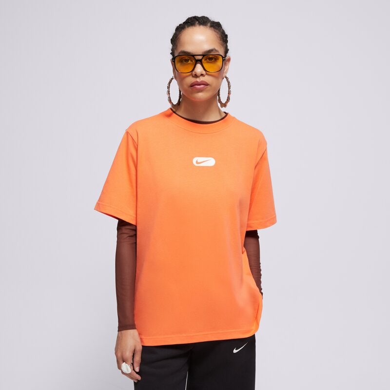 NIKE MARŠKINĖLIAI W NSW CLUB SWOOSH SS TEE OC