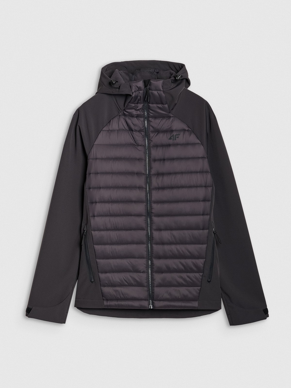 Vyriška softshell vėjui atspari striukė 5000 membrana - pilka