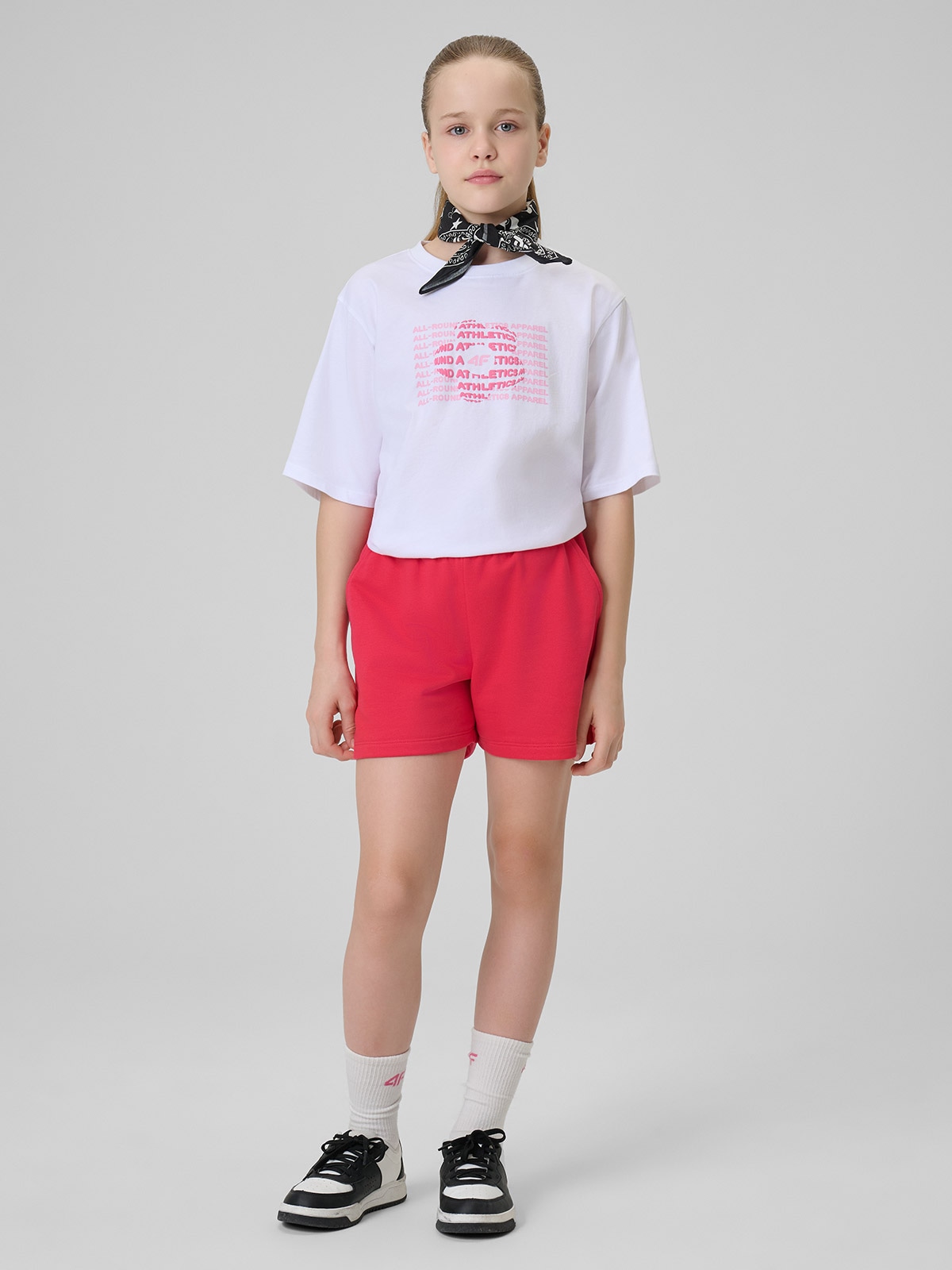 Sportiniai šortai mergaitėms - rožiniai