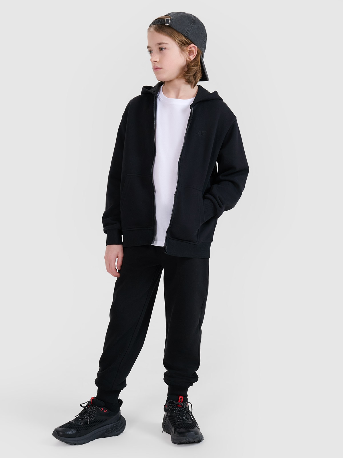 Sportinės jogger kelnės berniukams - juodos