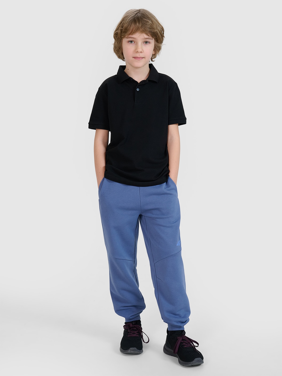 Sportinės jogger kelnės berniukams - mėlynos