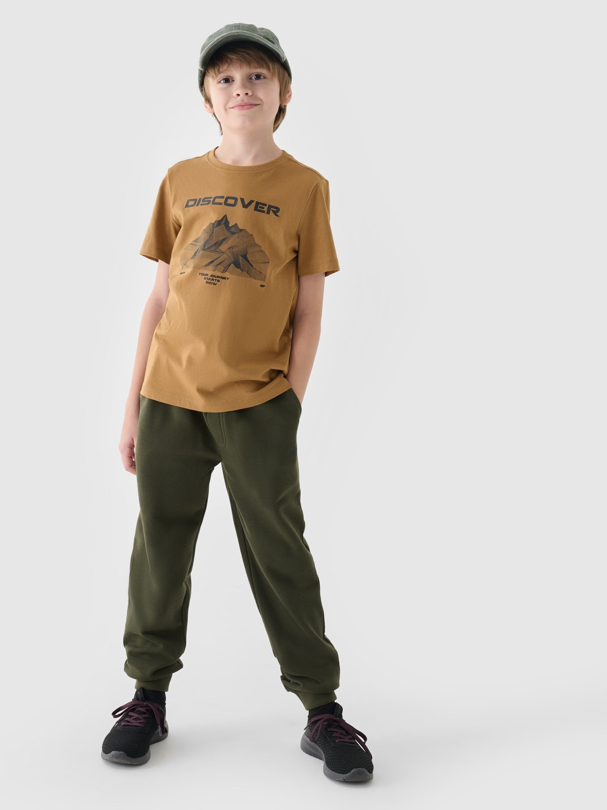 Sportinės jogger kelnės berniukams - juodos