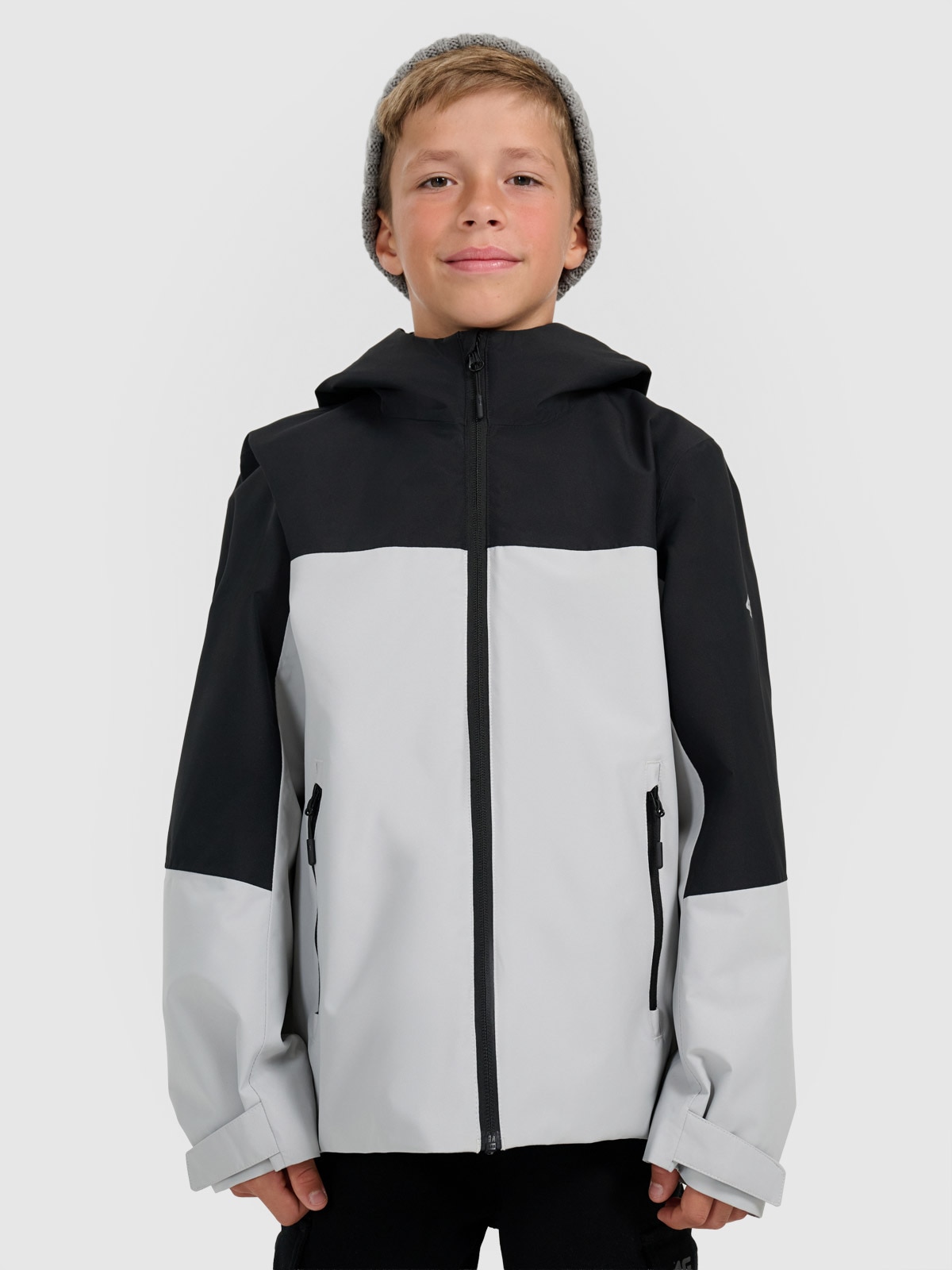 Pereinamojo laikotarpio 3in1 striukė mergaitėms 5000 membrana - pilka