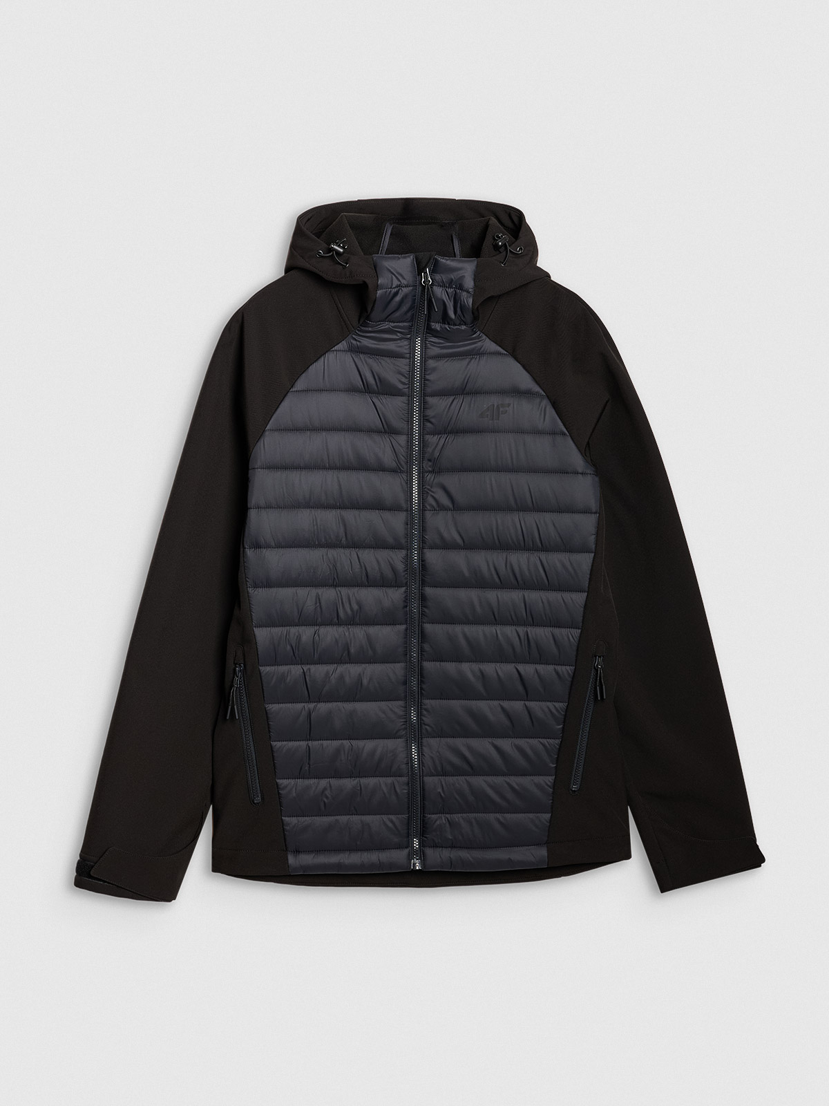 Vyriška softshell vėjui atspari striukė 5000 membrana - juoda